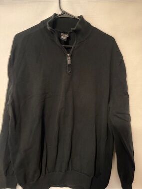 Jos. A. Bank Men's Black Half-Zip Sweater